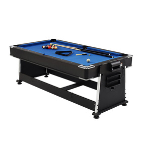<span class=keywords><strong>Table</strong></span> de <span class=keywords><strong>billard</strong></span> multifonctionnelle 4-en-1 de style américain, noire, avec plateau haute densité en pure laine, <span class=keywords><strong>convertible</strong></span> 2,1x1,1m, pour usage domestique intérieur - Product Image 1