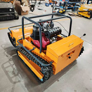 جزازة عشب روبوتية صغيرة بمحرك ديزل، عرض قص 800 مم 1000 مم 1200 مم، جزازة عشب زاحفة بتحكم عن بعد - Product Image 4