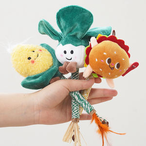 Produttore all'ingrosso di legno peluche <span class=keywords><strong>Pet</strong></span> fornitore gatto masticare giocattolo - Product Image 6