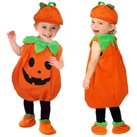 Costume Factory Cheap Pumpkin Costume Clothes Show Dress Up Children's Pumpkin Clothes For Boys Girls Baby