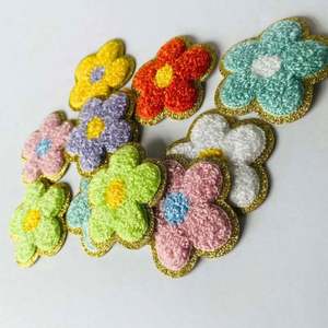 Fluffy Chenille Eco-Friendly Alphabet <b>Patches</b> with Iron on Backing for Clothing Bags Shoes Hats Uniform Silicone 3D DIY Custom - Product Image 2