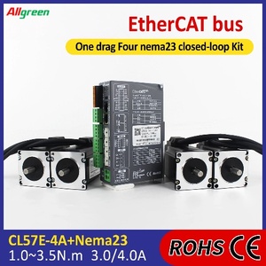 ชุดควบคุมมอเตอร์สเต็ปเปอร์ 4 แกน DC24V~50V3/4A 1000PPR 1/1.5/2/2.2/3/3.5N.m 2 เฟส Nema23 พร้อมชุดไดรเวอร์มอเตอร์สเต็ปเปอร์แบบวงปิด - Product Image 2