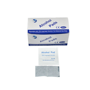 75% almohadillas antisépticas para preparación de <span class=keywords><strong>Alcohol</strong></span>, 100 Uds., toallitas médicas desechables de algodón, primeros auxilios para adultos para limpieza del hogar - Product Image 6