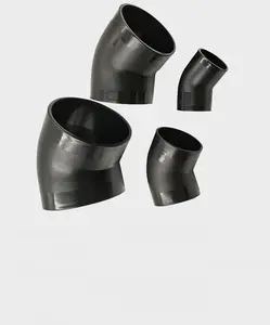 High Quality pipe elbow electro-fusion pipe elbow 45 degree dimensions drainage water