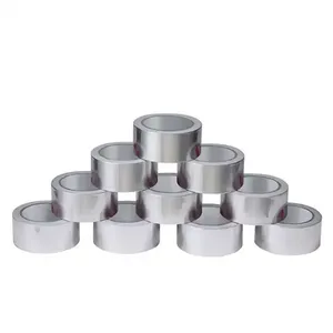 OEM nhiệt độ cao chống cháy tự dính tin Foil giấy Duct <span class=keywords><strong>Tape</strong></span> chống thấm nước chống cháy nhôm foil Duct <span class=keywords><strong>Tape</strong></span> chống rò rỉ - Product Image 1
