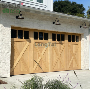 Porte de garage en bois massif Andexin, style australien, naturelle, respirante, robuste, apparence unique pour les résidences modernes haut de gamme - Product Image 4