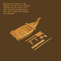 Bateau à Sushi et Sashimi en Bois, Plateau de Présentation pour Sushi, Vente en Gros