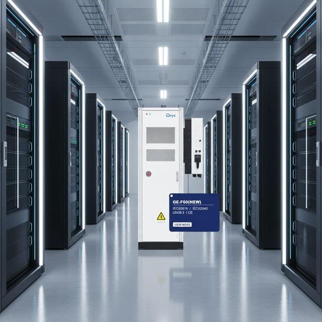 DEYE High Voltage Hybrid ESS Cabinet GE-F60 Deye GE-F60 Industrial Commercial ESS Container 60Kwh with IP55