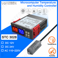 Pengendali Temperatur Digital Dc12-72v, Termostat dengan Alarm Stc1000