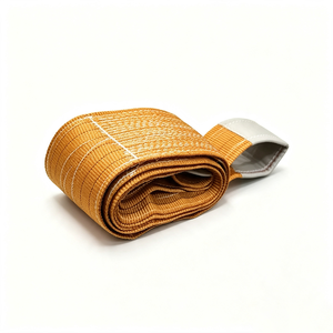 Sangles de levage industrielles 6T du Vietnam, résistantes à la corrosion, longueur 12m, surface de support large, sangle en polyester pour usage industriel - Product Image 2