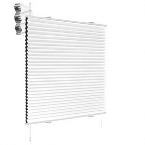 Electric Dual Layer Vertical Blackout <b>Roller</b> Blinds Built-in Polyester Fabric UV Protection Minimalist Design for Hotels - Product Image 2
