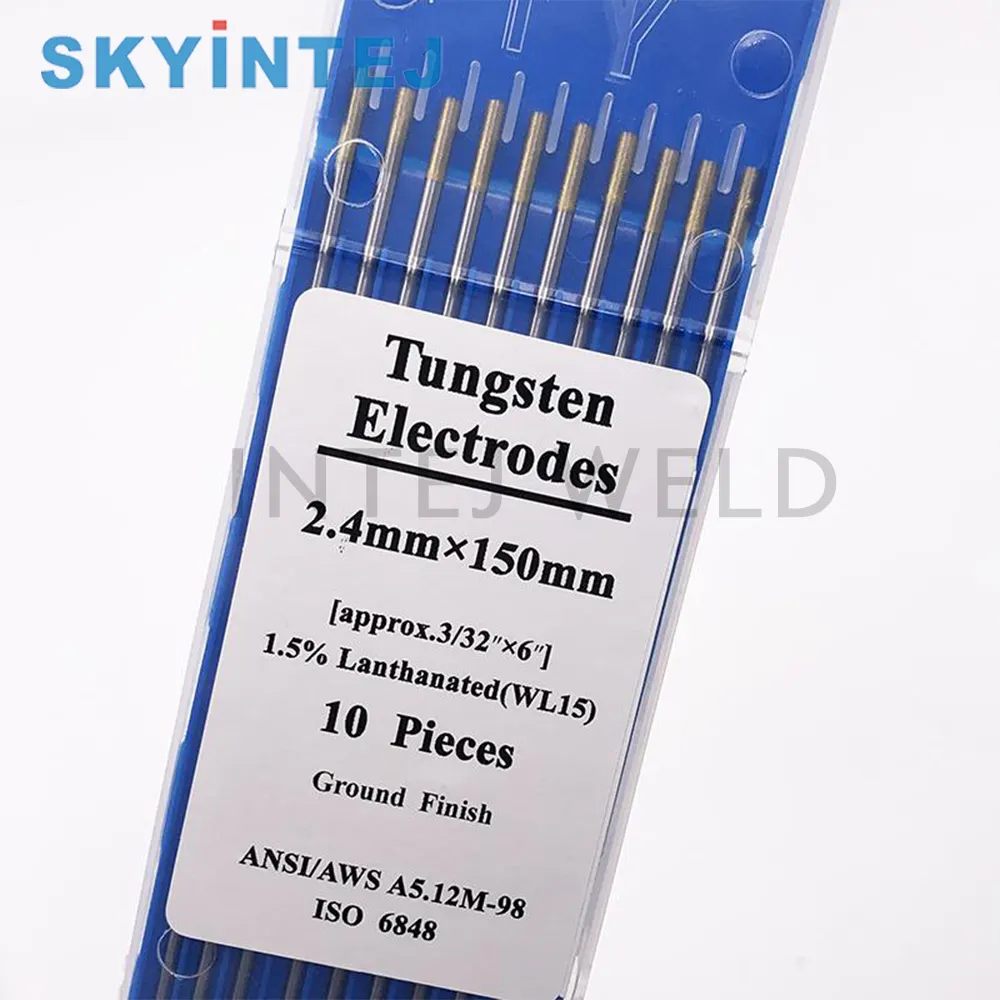 Tungsten elektrotlar sarf yedek parça kaynak meşale aksesuarları Tungsten elektrotlar
