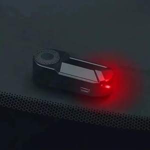 2-in-1 Xe Dẫn năng lượng mặt trời Powered giả An ninh ánh sáng mô phỏng giả báo động không dây cảnh báo chống trộm Thận trọng với hương liệu - Product Image 5