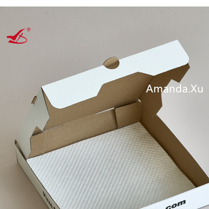 Doublure en papier de qualité supérieure 100% jetable, de qualité alimentaire, absorbant <span class=keywords><strong>la</strong></span> graisse, pour boîte à <span class=keywords><strong>pizza</strong></span>, inserts absorbants, feuilles de carton, doublure - Product Image 3