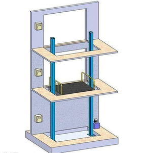 Cargo lifting Rail type hydraulic cargo lift lift <span class=keywords><strong>1000</strong></span> <span class=keywords><strong>kg</strong></span>-3000 <span class=keywords><strong>kg</strong></span> Teknik Konstruksi Bangunan - Product Image 2
