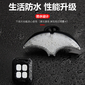 Luz Trasera para Bicicleta LED USB Recargable IPX4 Impermeable 4 Modos Luz Trasera para Ciclismo Material Plástico - Product Image 3