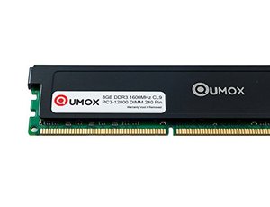 QUMOX 8GB DDR3 1600 PC3-12800 PC-12800 (240 PIN) DIMM <b>RAM</b> Desktop-Speicher Memory - Product Image 2