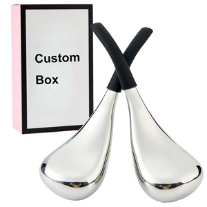 Globos <span class=keywords><strong>de</strong></span> <span class=keywords><strong>hielo</strong></span> Herramientas para el cuidado <span class=keywords><strong>de</strong></span> <span class=keywords><strong>la</strong></span> piel facial para mujeres Cara Ojos Acero inoxidable Cara Belleza Cryo Sticks para niñas Damas - Product Image 1