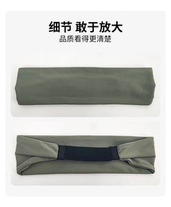 Bandeau de sport unisexe absorbant la transpiration, élastique, antidérapant, à séchage rapide pour la course, le yoga, la gym, le cyclisme et les sports - Product Image 3