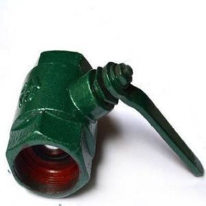 Vanne à boisseau fileté en fonte 1 pouce, manuelle, pour eau et huile, à passage plein, raccord fileté Q11F 16, pression 100 PSI - Product Image 1