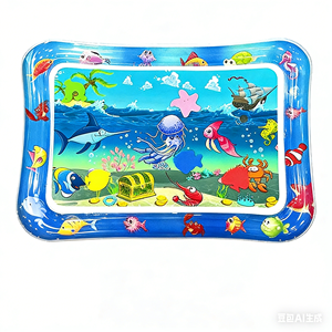 Tapete de Juego Sensorial Acuático, Tapete Inflable Grueso con Diseño de Peces, Mar y Océano, Juguete Sensorial Acuático - Product Image 2