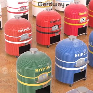 <span class=keywords><strong>Forno</strong></span> Commerciale <span class=keywords><strong>per</strong></span> <span class=keywords><strong>Pizza</strong></span> Napoli da Esterno, <span class=keywords><strong>a</strong></span> <span class=keywords><strong>Legna</strong></span> e Gas, con Girarrosto, 500°C, <span class=keywords><strong>per</strong></span> Giardino - Product Image 2