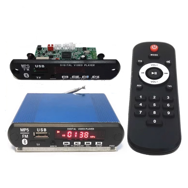 Hot selling good price audio MP5 decoder board remote control 2/3p line