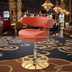 Silla de casino negra moderna, taburete de bar ajustable con máquina tragamonedas para el hogar, hotel o comedor utilizado en los casinos de <span class=keywords><strong>Las</strong></span> <span class=keywords><strong>Vegas</strong></span> - Product Image 1