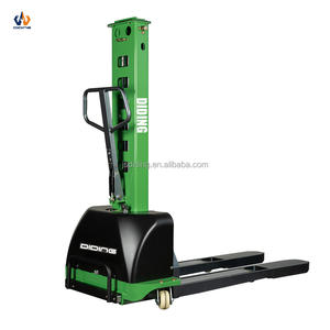 셀프 로딩 스태커 0.5 톤 1 톤 1500kg 셀프 로딩 리프팅 휴대용 지게차 전기 스태커 - Product Image 6