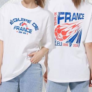 Árbitro Jersey Uniformes de manga larga Negro Blanco Rayas Hombres Mujeres Árbitro de fútbol Camisa con bandera americana - Product Image 1