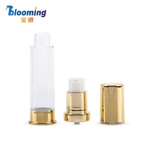 Lotion Bottles With Pump Cosmetic Personal Care Packaging Plastic Pump Cream Lotion Airless Bottle With Dispenser Pump Mini Airless Bottle