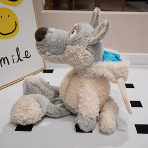 Peluche <span class=keywords><strong>Loup</strong></span> Jeune à Succès Transfrontalier, en Coton PP, Design Peau de Mouton, Adorable <span class=keywords><strong>Petit</strong></span> <span class=keywords><strong>Loup</strong></span> avec Chapeau Amovible, 31cm-50cm - Product Image 3