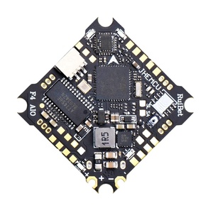 Uangel <span class=keywords><strong>JHEMCU</strong></span> <span class=keywords><strong>F4</strong></span> AIO F411 ตัวควบคุมการบิน BLHELIS 12A 4in1 ESC 1-2S 25.5X25.5 มม. สำหรับโดรน RC FPV Freestyle Tinywhoop Cinewhoop - Product Image 1