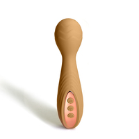 USB wiederauf ladbare Hand Mini Paar Männer Frauen Massage Vibrator weiches Silikon Erwachsenen AV Zauberstab Sexspielzeug Vibrator Stimulator Dildo