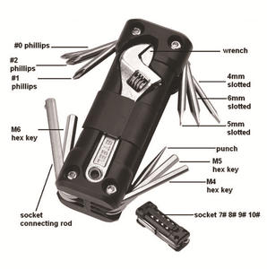 Kits d'outils multifonctions pour moto, ensemble d'outils de <span class=keywords><strong>réparation</strong></span> de pneus avec chaîne de tournevis, outils pour moto <span class=keywords><strong>VTT</strong></span> et cyclisme sur route - Product Image 3