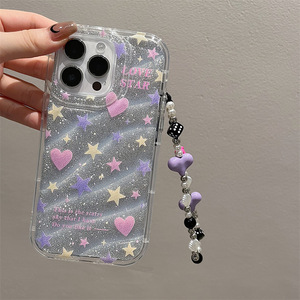 เคสกันกระแทกกันน้ำ TPU+PC รุ่นทันสมัยปี 2025 สำหรับ 14/13 Pro/12/11 พร้อมขาตั้งแบบแถบ - Product Image 1