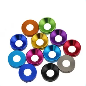 Flat Head Countersunk Colorful washer Aluminum Alloy Washer Electrical computer accessories Washer M2 M2.5 M3 M4 M5 M6 M8