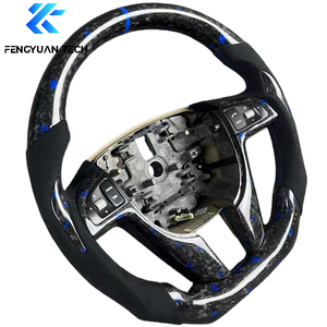 Volante in Fibra di Carbonio Forgiata per <span class=keywords><strong>Pontiac</strong></span> <span class=keywords><strong>GTO</strong></span> G8 GT G6 Firebird Grand Prix Trans Am WS6 2006 1998 2005 - Product Image 2