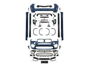 Car <span class=keywords><strong>X5</strong></span> F15 Upgrade X5M Body Kit paraurti anteriore posteriore con sistema di scarico per <span class=keywords><strong>BMW</strong></span> <span class=keywords><strong>X5</strong></span> F15 2014 2015 2016 2017 <span class=keywords><strong>2018</strong></span> - Product Image 2