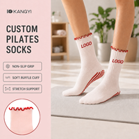 Chaussettes de Pilates antidérapantes de qualité supérieure, durables, respectueuses de la peau, fabriquées directement en usine