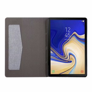 Étui à rabat horizontal texturé pour tablette <span class=keywords><strong>Samsung</strong></span> <span class=keywords><strong>Galaxy</strong></span> <span class=keywords><strong>Tab</strong></span> <span class=keywords><strong>S5E</strong></span> 10,5 pouces SM-T720 T725 avec emplacement pour cartes - Product Image 4