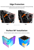 Pantalla LED P2.9 de Alquiler, 3x2m, Impermeable IP65, 8K HDR10, 5000cd/m de Brillo, para Exteriores, Bodas, Escenarios, Conciertos, Panel de Video Wall