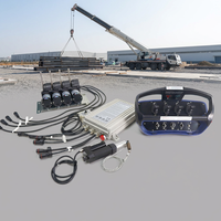 Télécommande pour grue de machinerie lourde, contrôleur de grue mobile, télécommande radio à 4 joysticks pour grue, télécommande hydraulique