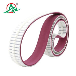 <span class=keywords><strong>Courroie</strong></span> de <span class=keywords><strong>distribution</strong></span> personnalisée ATK10+3T en PU avec revêtement en caoutchouc rouge <span class=keywords><strong>pour</strong></span> systèmes d'entraînement industriels à nervures - Product Image 2