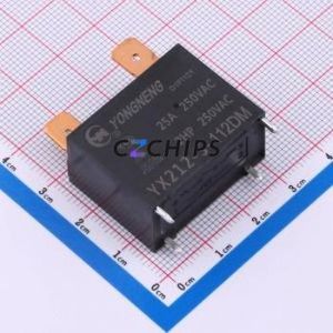 YX212-S-112DM Power Relay DIP-4 Relay 12V 1 Normally Open: 1A (SPST-Normally Open)::: 4 277V-AC - Product Image 1