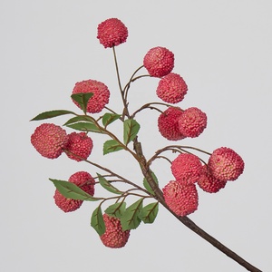Tiges de baies rouges artificielles <span class=keywords><strong>à</strong></span> texture réaliste, brins de houx bordeaux artificiels pour la décoration de Noël et d'hiver - Product Image 6