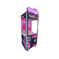 Jeux à jetons chauds simulateur rétro jouet poupée griffe Machine de jeu avec accepteur de facture Ufo Catcher Arcade griffe Machine à vendre