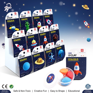 Arcilla Polimérica Superligera para Manualidades, Resina Educativa, Arcilla Suave de Secado al Aire, No Tóxica, para Niños, 24 Colores, EN71 - Product Image 1
