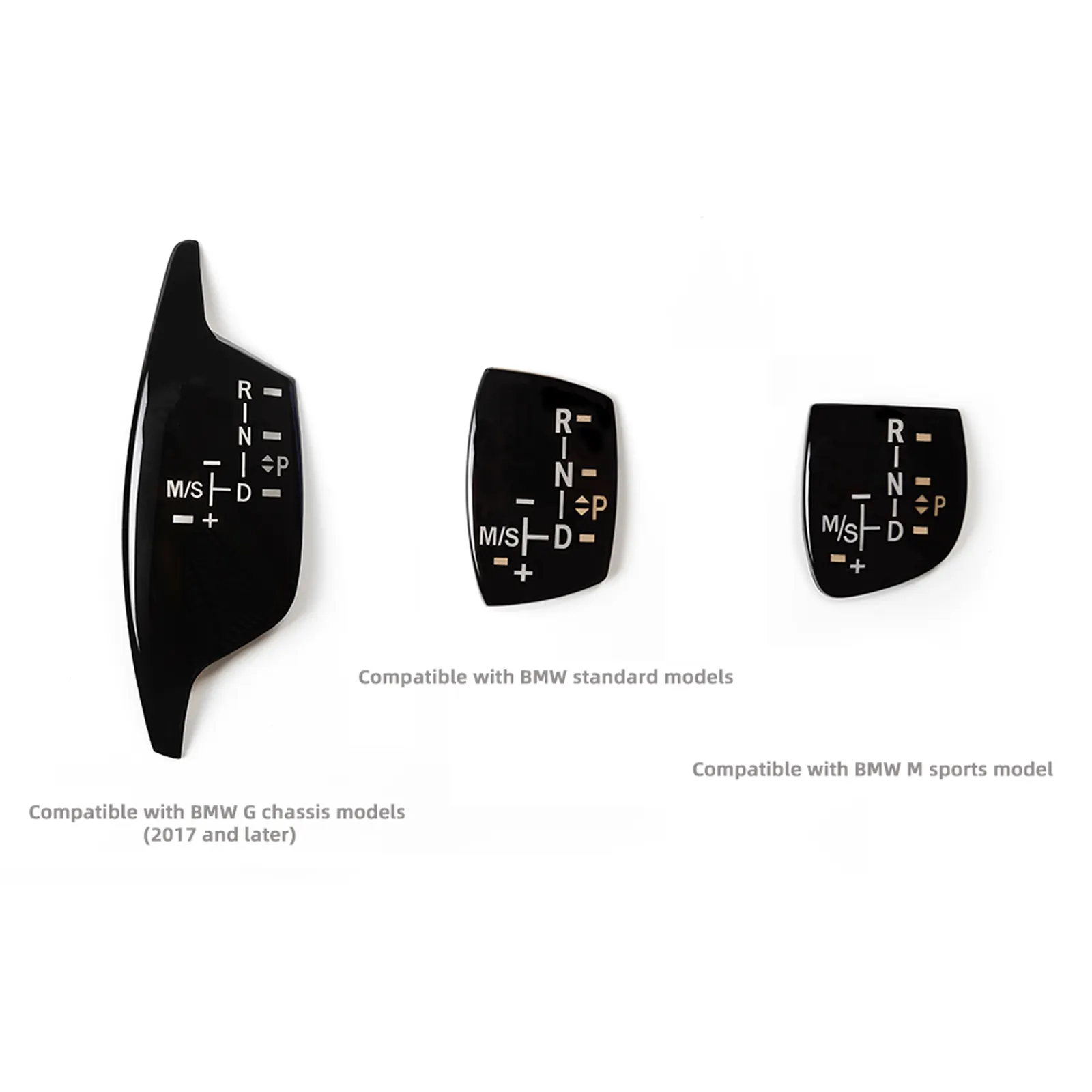 Car Shift Knob Panel Gear Button Cover Emblem Sticker Replacement For BMW X1 X3 X5 X6 M3 M5 F01 F10 F30 F35 F15 F16 F18
