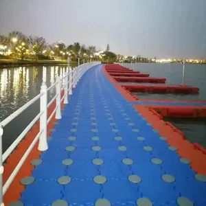 Hochwertiger modularer Kunststoff-Schwimmbootdock-Ponton würfel Fisch ponton